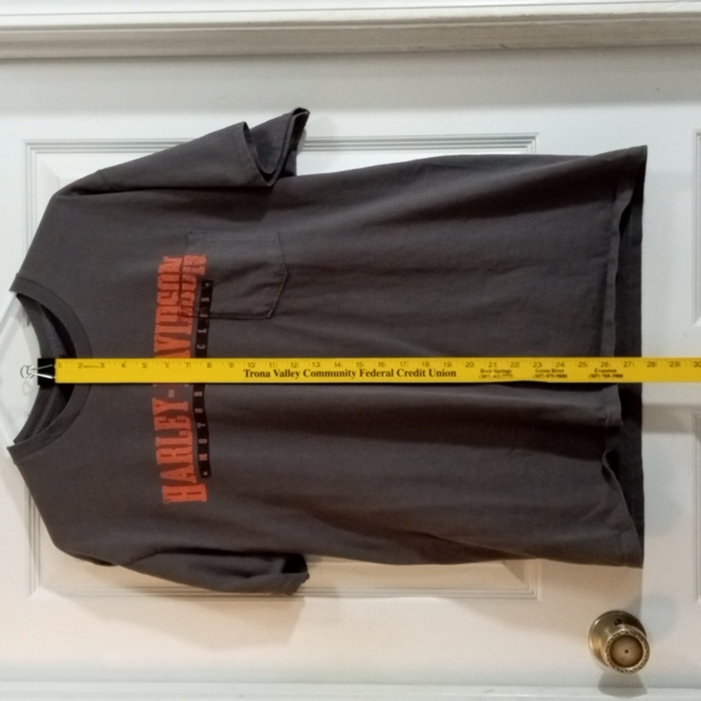 Harley-Davidson Gray Short Sleeve Pocket Tee Men’s Large - Picture 6 of 6